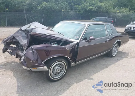 1985 Chevrolet Monte Carlo z USA, uszkodzony, nr VIN 1G1GZ37Z0FR191636